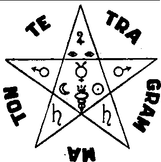 Pentagrama del Tetragrámmaton